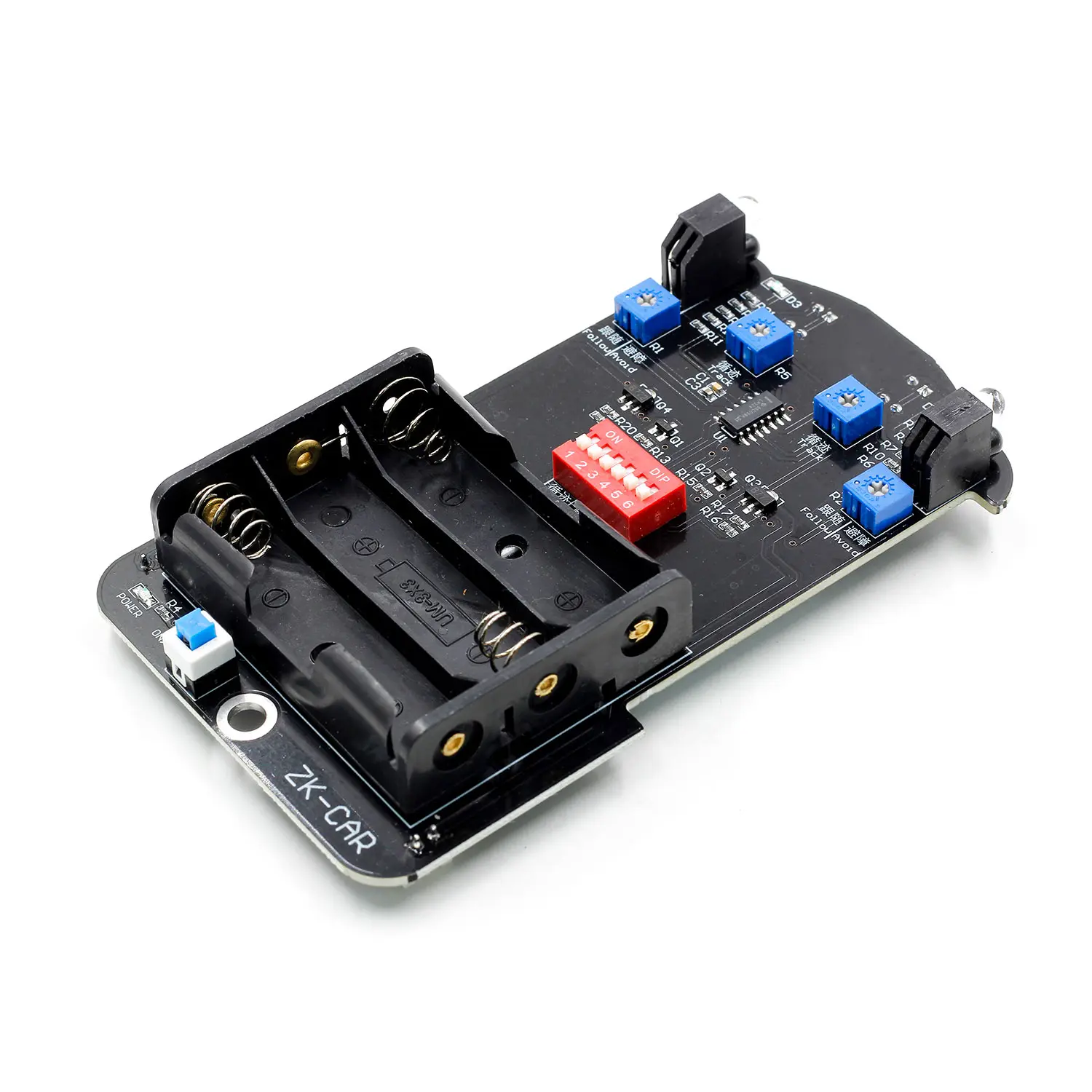 DIY Kit Intelligent Tracking Line Smart Car TT Motor Electronic Patrol Automobile Parts | Электронные компоненты и