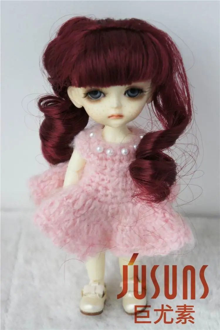 JD069 1/8 1/6 1/4 1/3 прекрасный курчавый BJD Kanekalon волоконный парик для куклы YOSD MSD SD модные