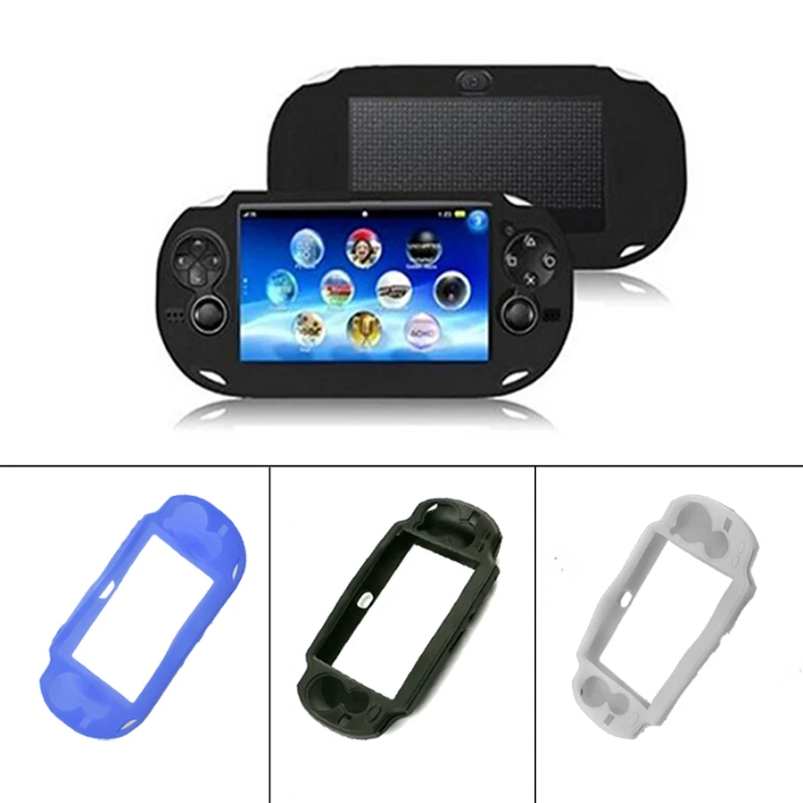 Силиконовый чехол для PSP VITA 1000 тонкий мягкий PS аксессуары гелевый защитный
