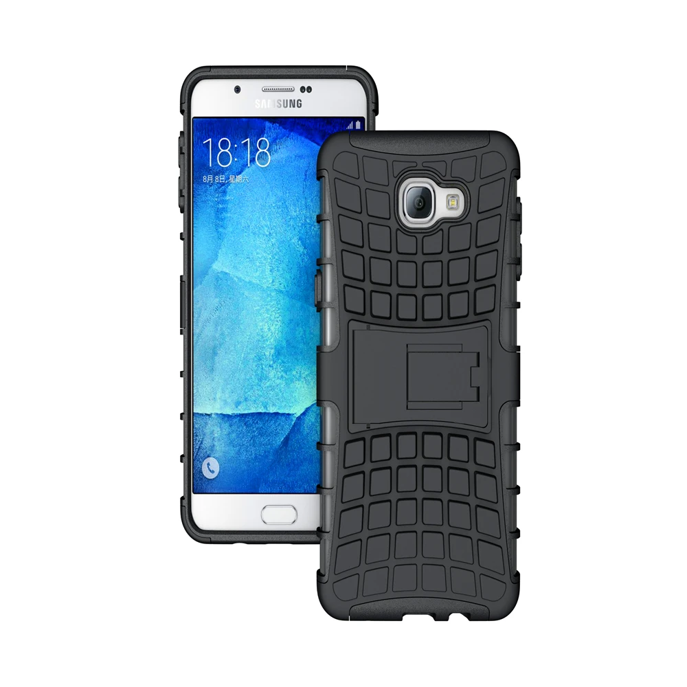 Противоударный резиновый Гибридный чехол из поликарбоната и ТПУ для samsung A3 2015 2016
