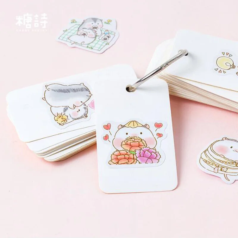45 шт канцелярские наклейки планета липкий Бумага Kawaii Луна декор из растений