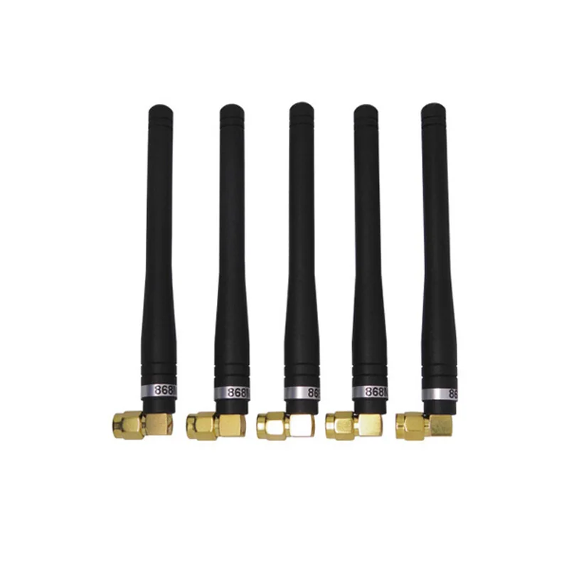 25 шт./лот Беспроводная радиочастотная модульная антенна 868 МГц 3 0 дБи резиновая |