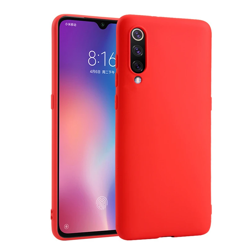 Оригинальный чехол из жидкого силикона для Xiaomi Mi 9 SE 8 Lite A2 6X MiX 2S мягкий с полной