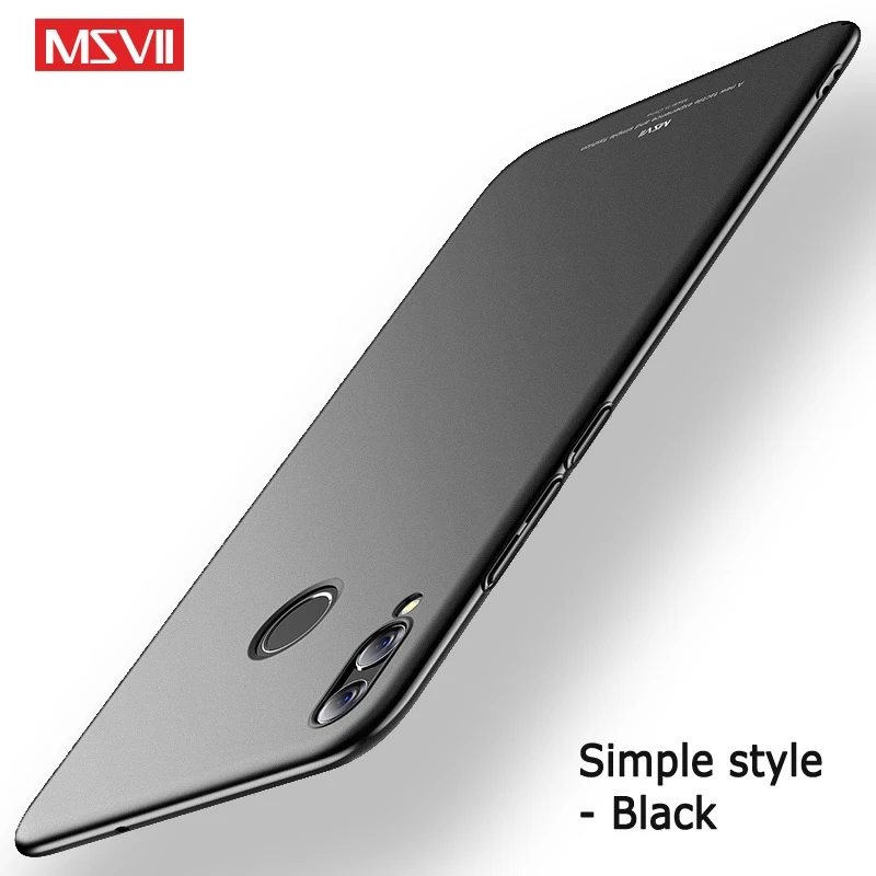 Simple Black Msvii Чехлы для huawei Honor 8x Max чехол тонкий матовый чехол для huawei 8x Honor8x Чехол Жесткий PC чехол для huawei Honor 8 X чехол s - Цвет: Simple Black