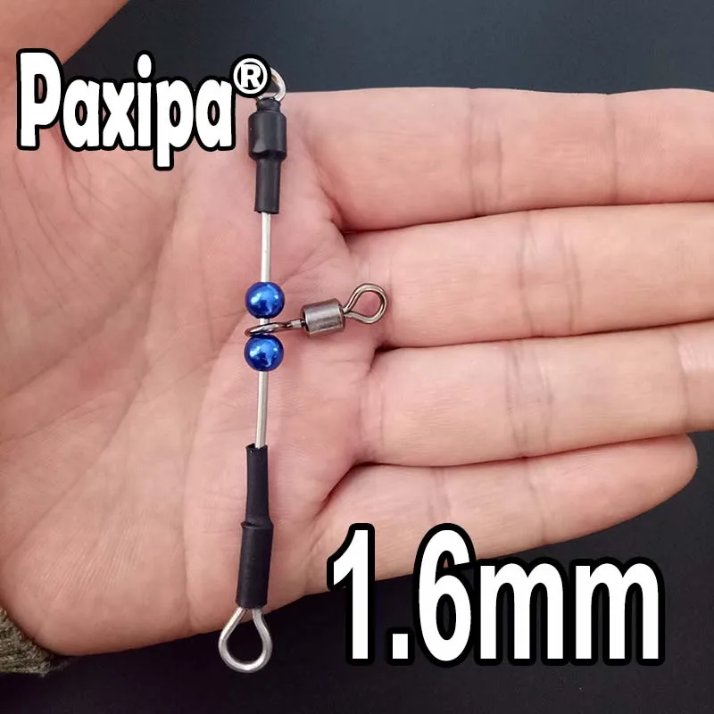 6 шт. рыболовный разъем Urfe Para Temporales Enganches Rapidos Para la Pesca Kolay Atma Aparati - Цвет: 1.6mm blue
