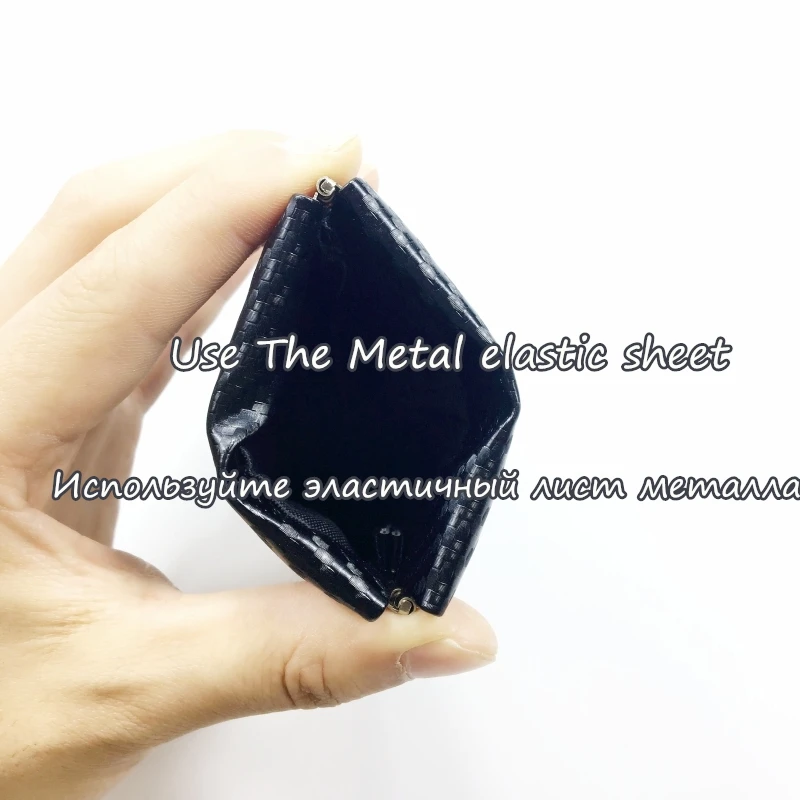 Новинка 2018 модный кошелек из искусственной кожи с узором углеродного волокна для