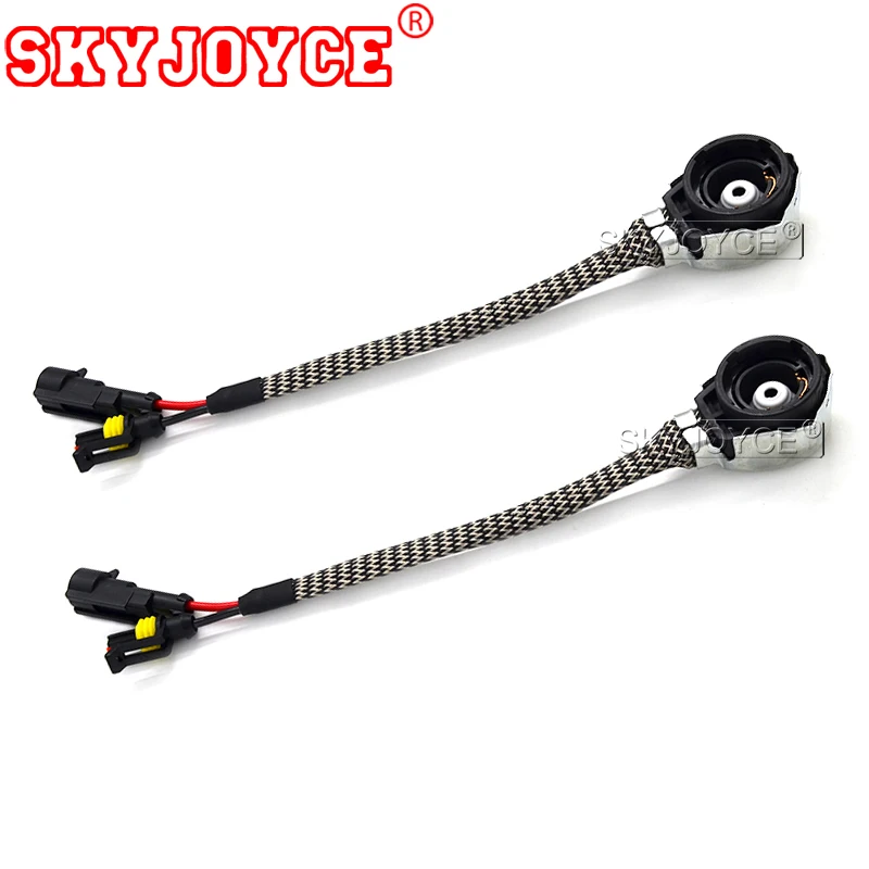 SKYJOYCE 1 пара D2S D2R усилитель hid Adater Разъем конвертер Кабель D2 D4S xenon лампы жгут
