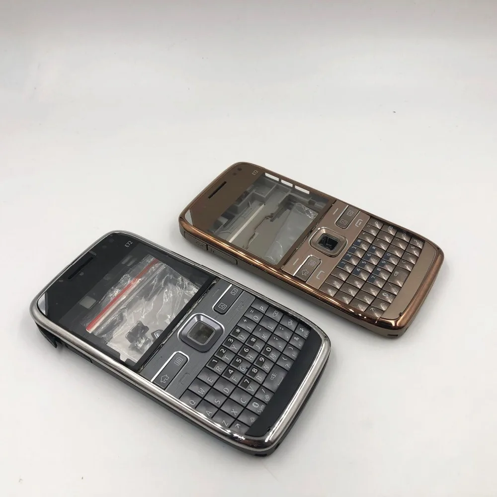 Полный Мобильный телефон Корпус обложка + английский клавиатура для Nokia E72