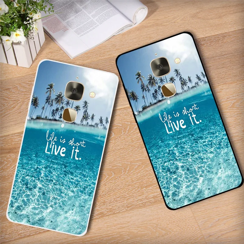 for LeTV LeEco Le Eco 2 / Pro Case X620 Clear Silicone Cover 5.5 inch X527 Black Matte Animal Phone |
