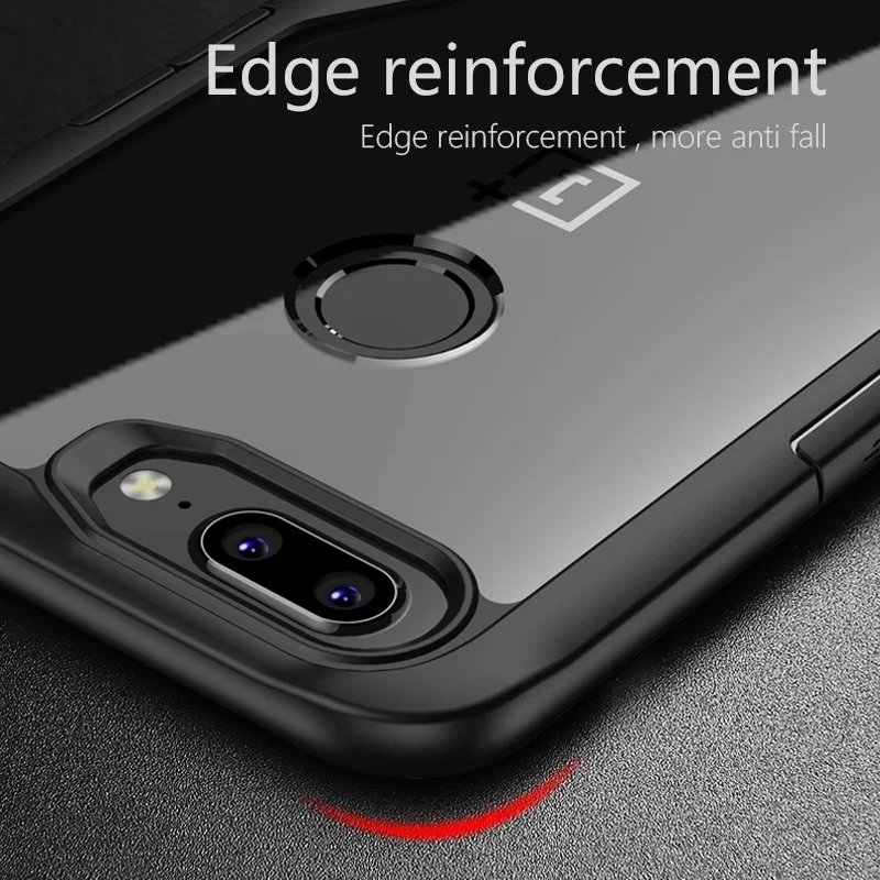 Для One plus 6 Чехол Oneplus 6T чехол противоударный прозрачный Капа Жесткий ПК панель +