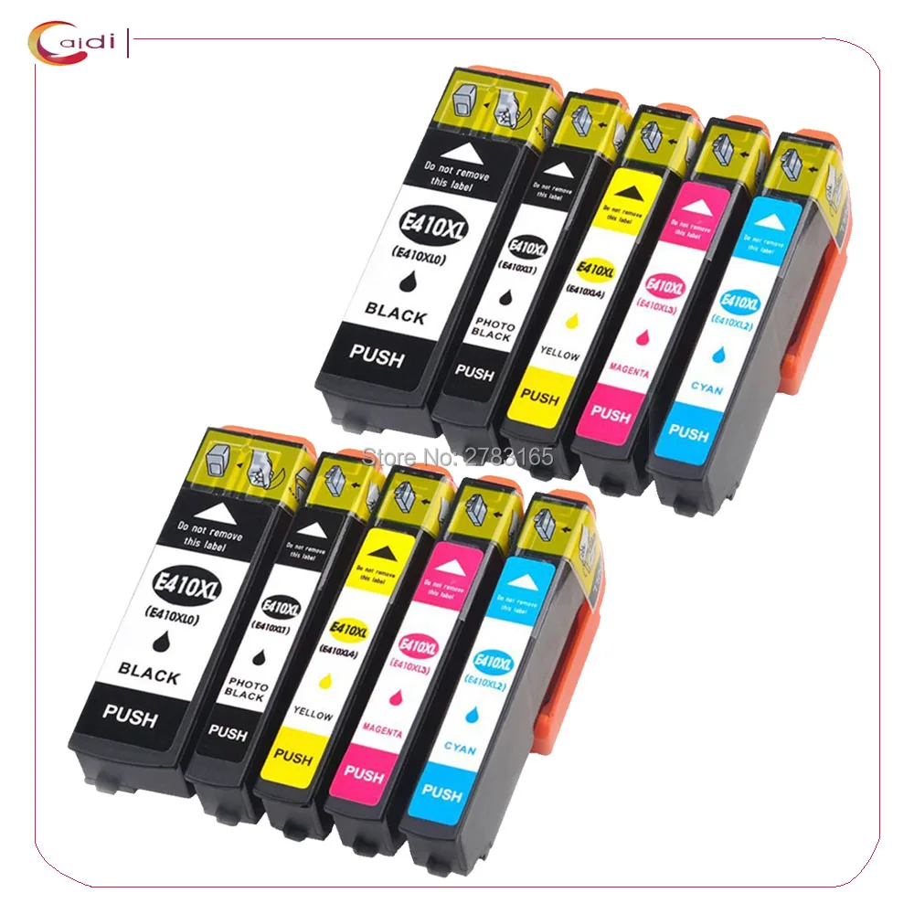 

10 шт., картриджи для принтера Epson 410xl