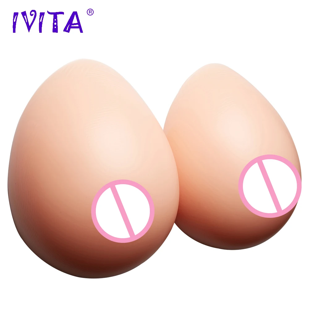 IVITA 3600 г огромная ложная грудь реалистичные силиконовые формы груди для