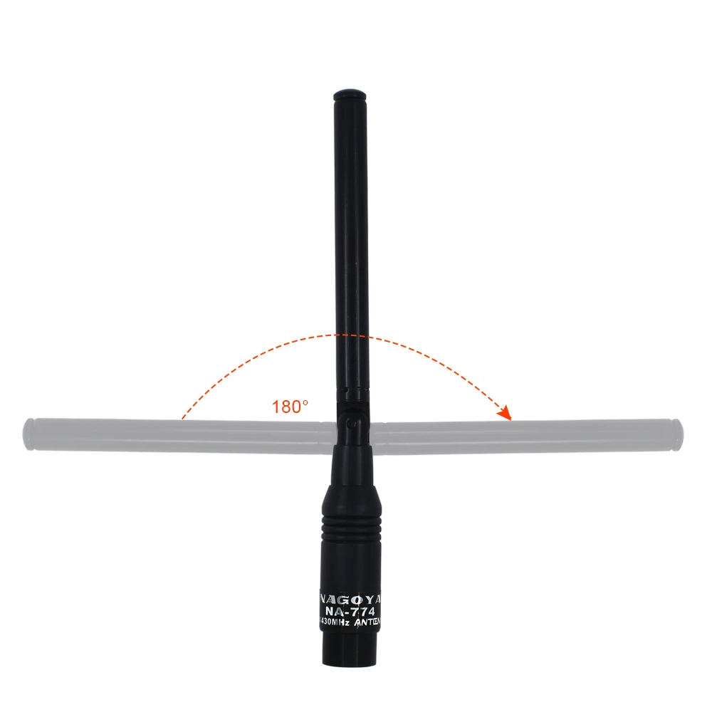 Двухдиапазонная антенна NAGOYA VHF UHF 144/430 мгц рация двусторонняя Radi для Baofeng Yaesu NA 774