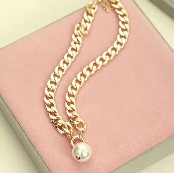 Новое поступление Лидер продаж Ожерелья для мужчин и Подвески толстая Золотая