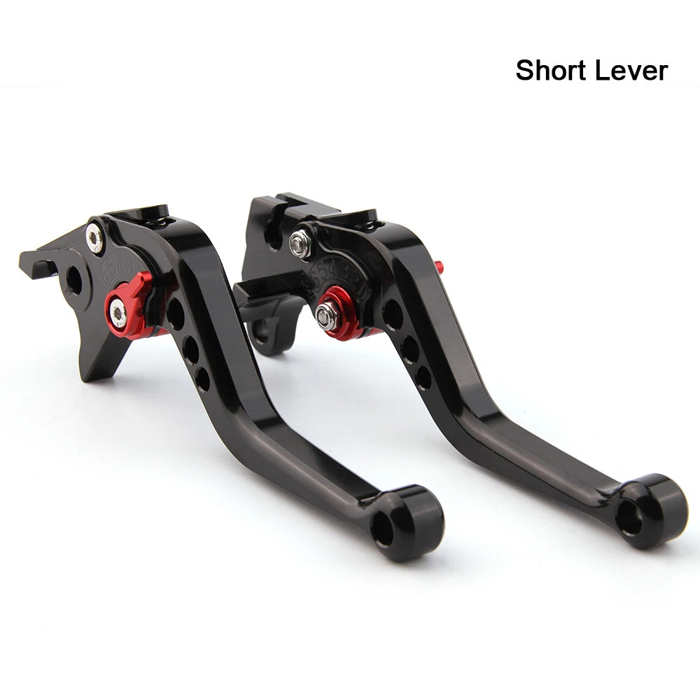 Short-Black ЧПУ рычаги для CBR 600 F2 F3 F4 F4i CBR900RR CB600F CBR600F CB599 CB600 HORNET CB919 NC700 VTX1300 сцепные рычаги - Цвет: Short-Black