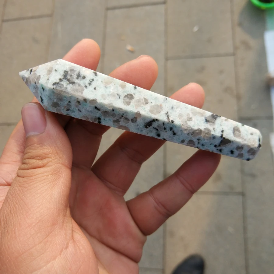 Прямая поставка оптовая продажа натуральный белый кристалл Дымчатая труба +