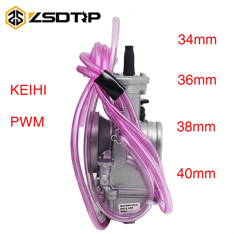 ZSDTRP Keihi PWM34 PWM36 PWM38 PWM40 Quad Vent Карбюратор Carb для 125cc 250cc 2/4 тактный гоночный мотоцикл