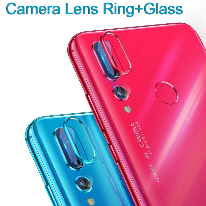 Для huawei nova 4 защита для экрана камеры закаленное стекло + металлический задний