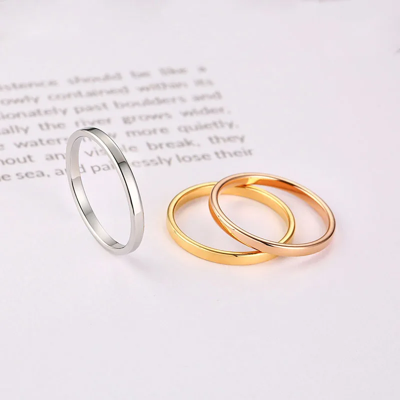 Модное минималистичное кольцо для мужчин золотые/розовые золотые кольца из