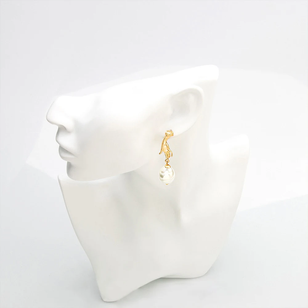 Новые серьги с пресноводным жемчугом для женщин 2019 модные женские праздничные