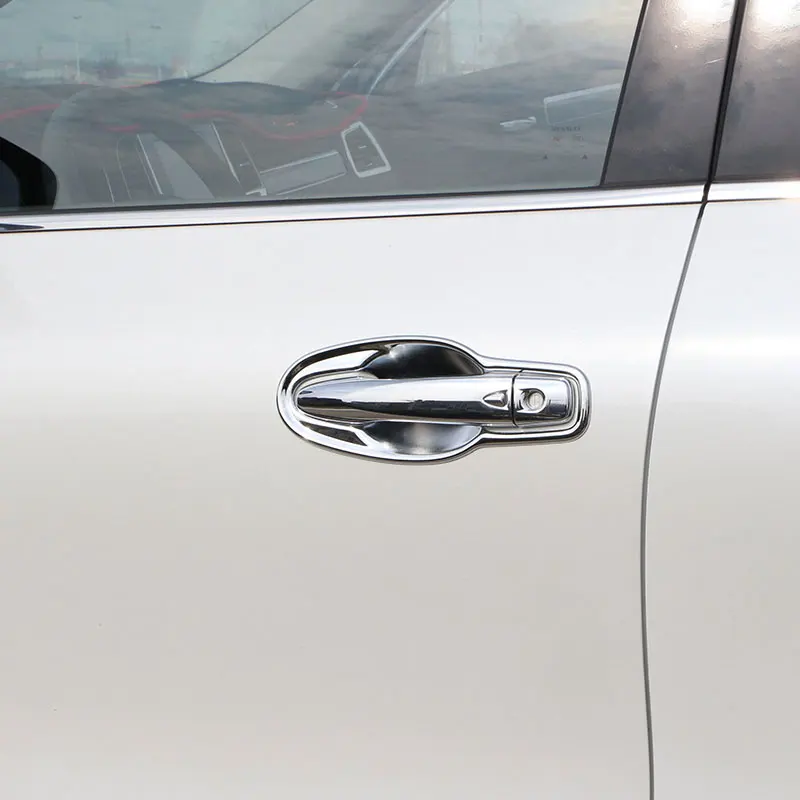 Color My Life Car ABS Хромированная наружная дверная ручка чаши защитная накладка наклейка для Renault samsung QM6 аксессуары