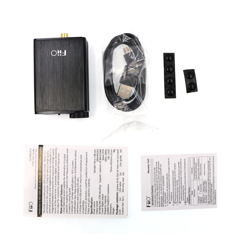 FiiO E10K-все-новая улучшенная производительность USB DAC усилитель для наушников ампер
