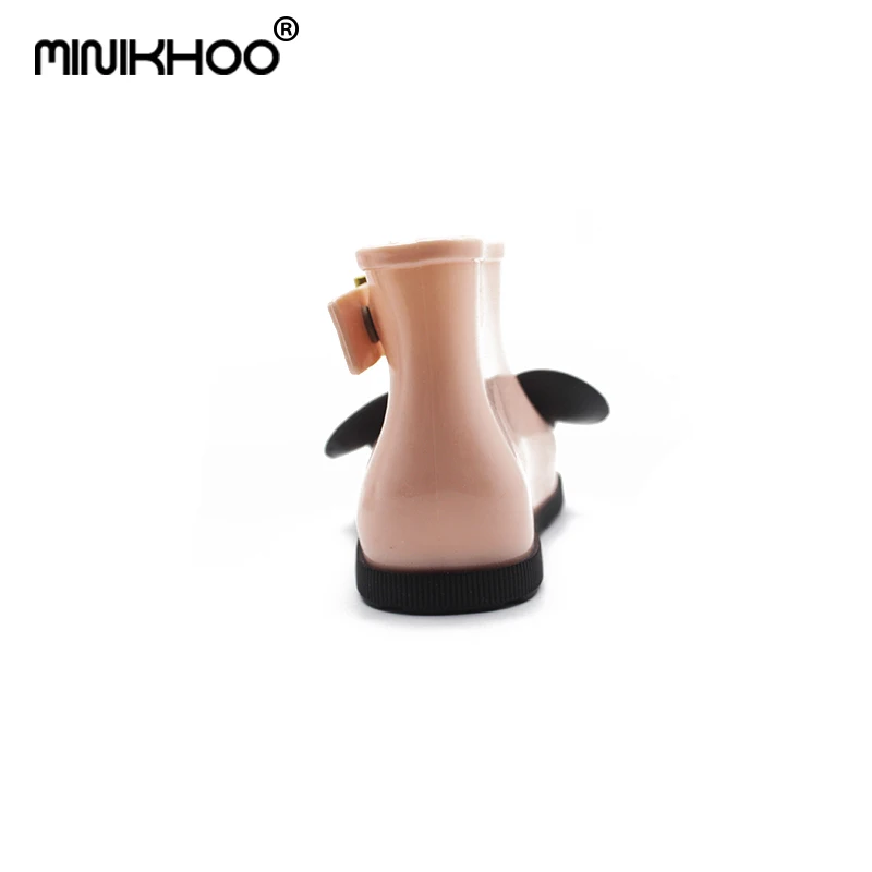 Mini Melissa/непромокаемые сапоги Новинка 2018 года непромокаемые с противоскользящим