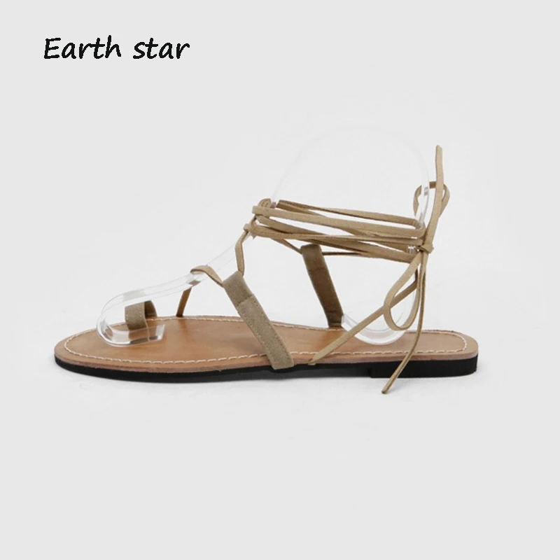 Женская обувь гладиаторы Летние сандалии zapatos de mujer Сандалии в римском стиле sandalias