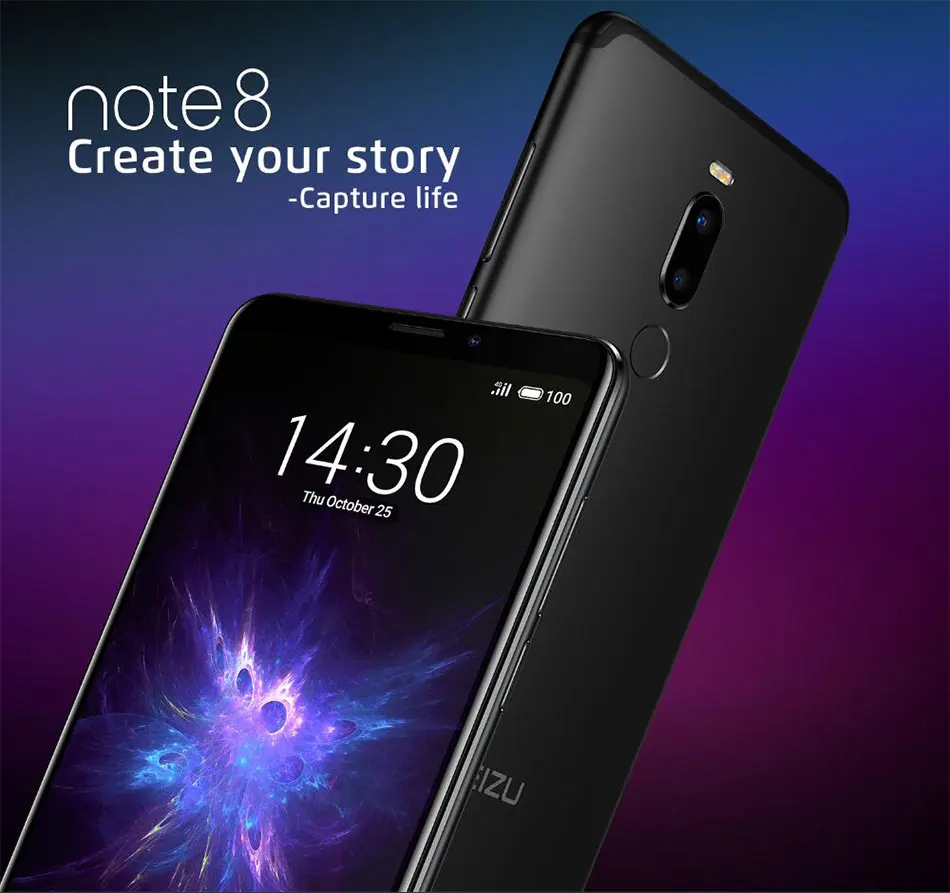 Meizu Note 8 NOTE8 4G LTE мобильный телефон 6," 4 Гб ОЗУ 32 ГБ/64 Гб ПЗУ Восьмиядерный телефон Snapdragon 632 Android с отпечатком пальца