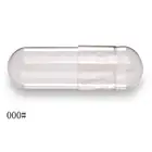 Бесплатная доставка! Пустые прозрачные желатиновые капсулы для капсул, Размер 000, 5000 шт.коробка