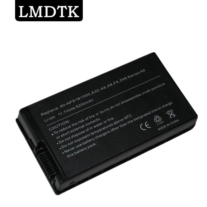 

LMDTK Новый аккумулятор для ноутбука ASUS A8 A8000 F8 Z99 N80 N81 X80 X81 серии A32-A8 6 ячеек Бесплатная доставка