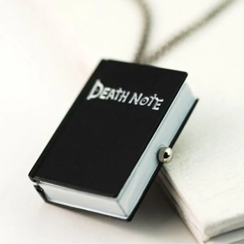 Карманное уникальное бронзовое ожерелье-цепочка с надписью Death Note карманные часы