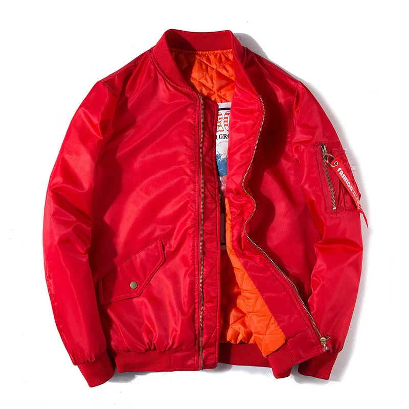 Летная куртка бомбер для мужчин размера плюс летная в стиле ВВС Ma1 Зимняя