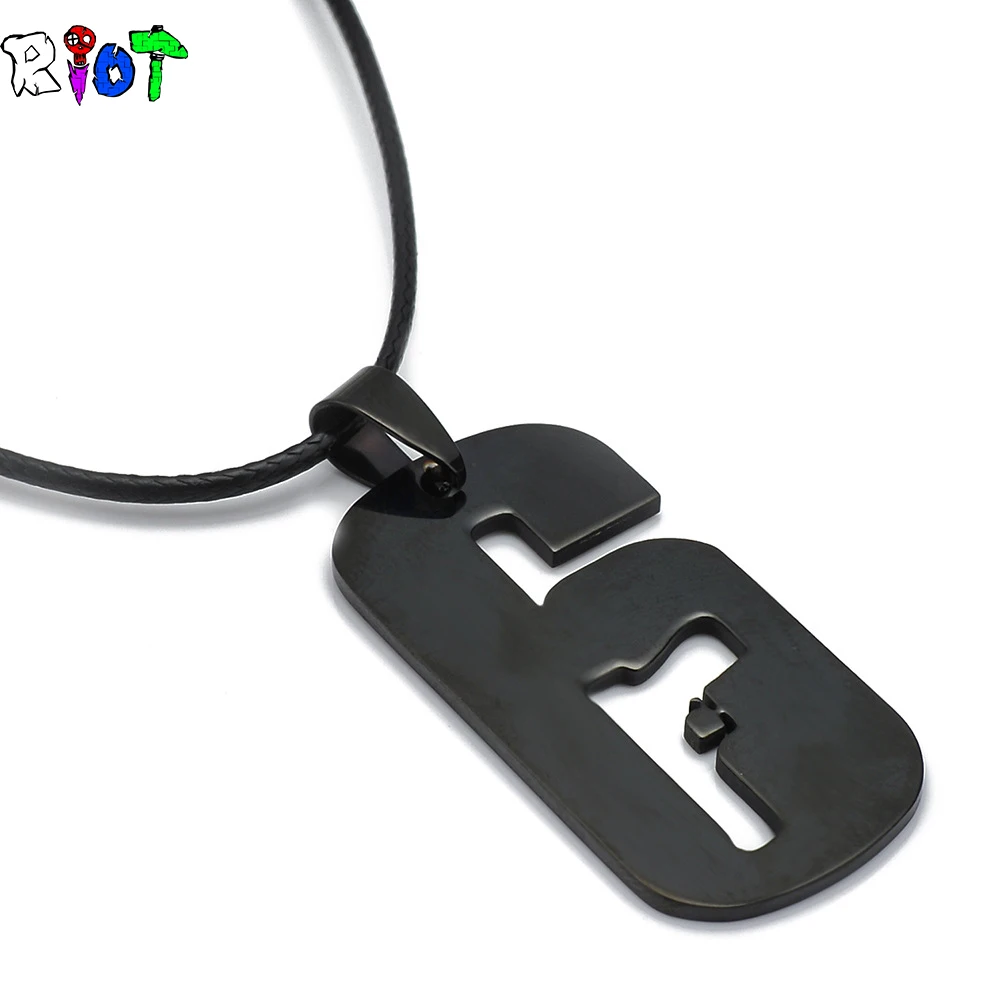 FPS игра Радуга шесть ожерелье из нержавеющей стали подвеска операторы кожаный