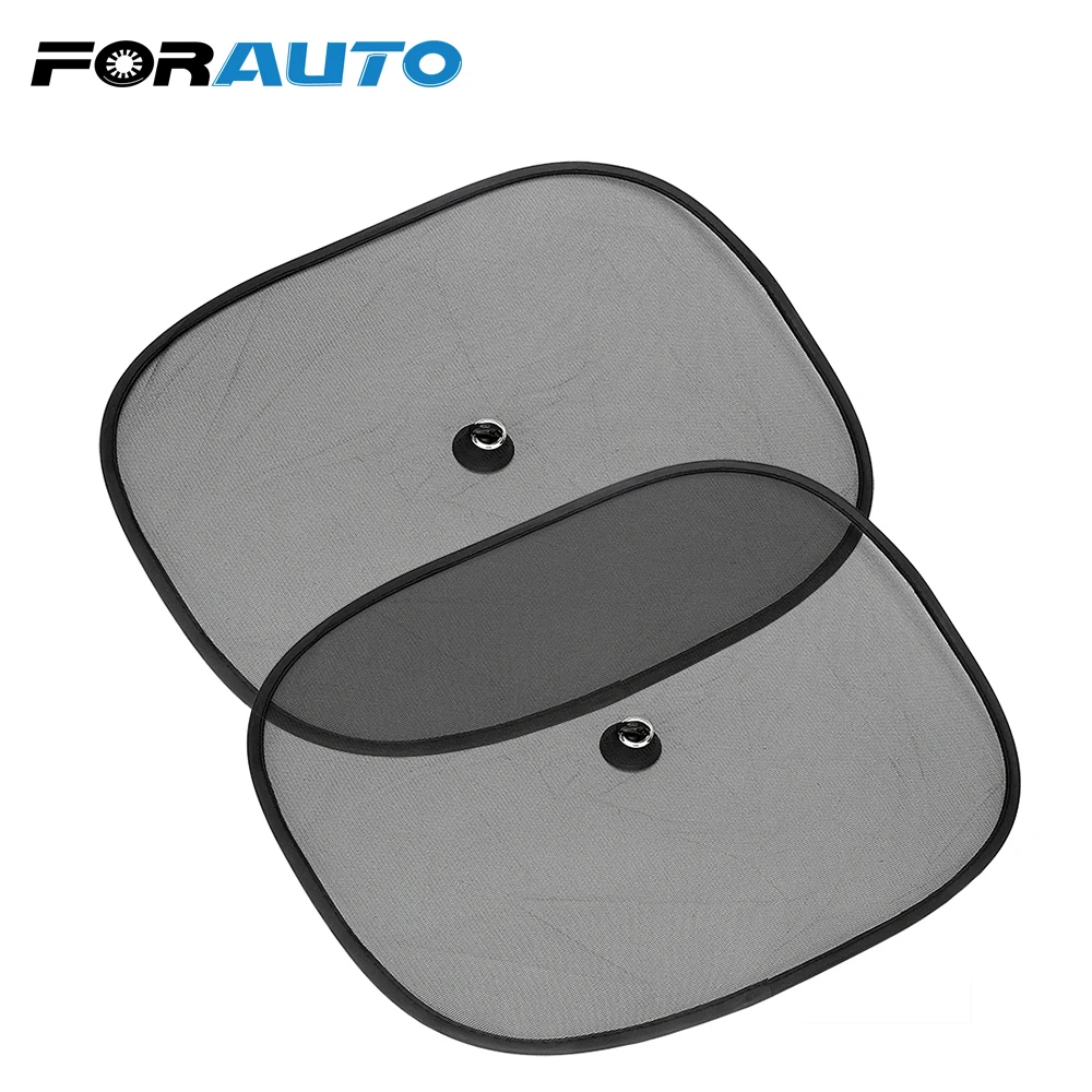 Автомобильные занавески FORAUTO 2 шт./компл. сетчатые солнцезащитные для передних и