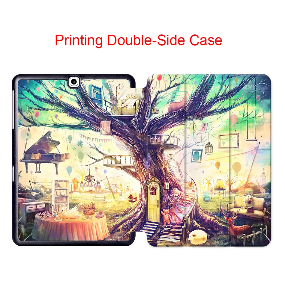 MTT чехол с рисунком аниме для samsung Galaxy Tab S2 9,7 ''чехол SM-T810 T813 T815 T819 из искусственной кожи трехслойный смарт-чехол флип-чехол для планшета
