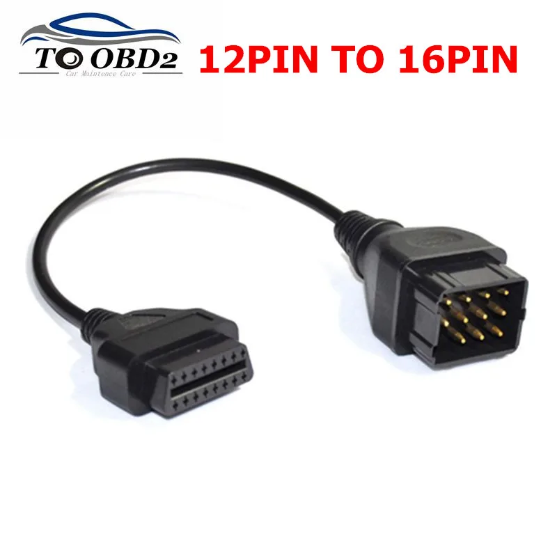 

Высококачественный переходник OBDII OBD 2 для Renault 12 Pin, диагностический Удлинительный кабель для Renault 12 Pin-OBD2 16 Pin