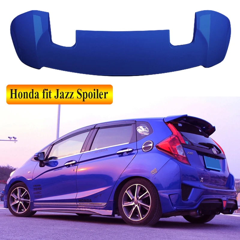 Спойлер для заднего крыла Honda fit JAZZ 2014 2019 задний спойлер багажника искусственная