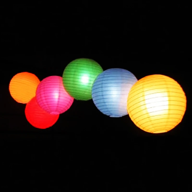 100 шт./упак. светодиод с батарейным питанием цветочный подвесной