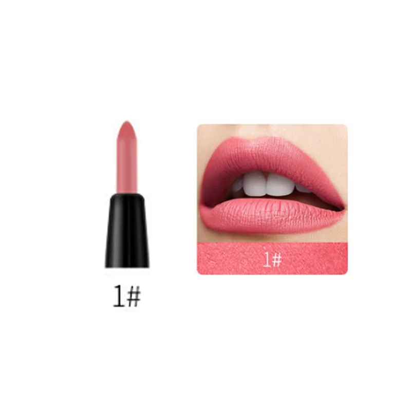 01 Kiss beauty, матовый телесный карандаш для губ, водостойкий стойкий красивый карандаш для губ, сексуальная красная помада тыквенного цвета, Косметическая Ручка KB011 - Цвет: 01