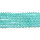 4681012 мм Амазонит цвет озеро синий натуральный камень круглые свободные бусины разделительные бусины для самостоятельного изготовления ювелирных изделий браслет оптовая продажа