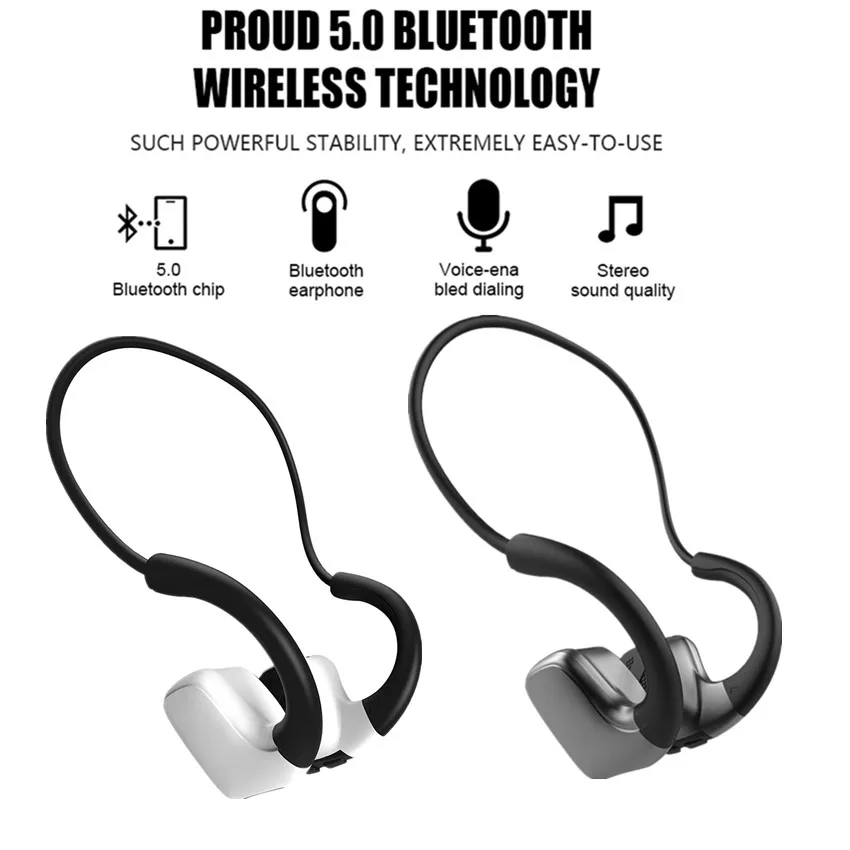 ASKMEER R9 Bluetooth 5 0 Наушники Гарнитура костной проводимости Беспроводные спортивные