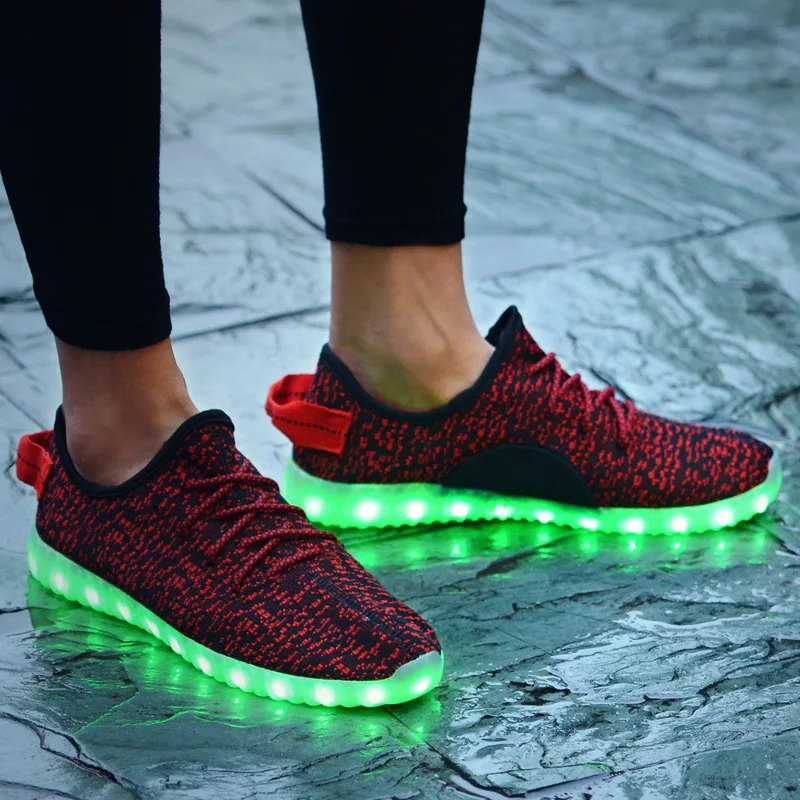 Обувь RayZing светодиодный подсветкой Повседневная обувь унисекс с Zapatos Schoenen luminous