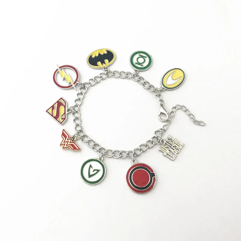 FANTASY UNIVERSE Бесплатная доставка 20 шт много супергероя браслет WW01|charm bracelet|a braceletbracelet