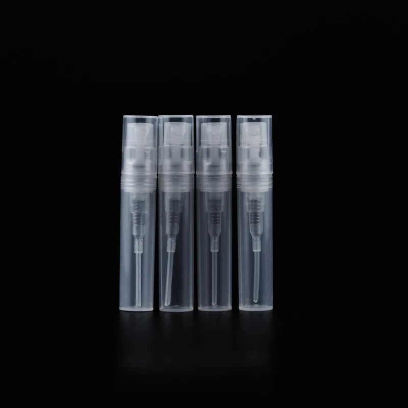 MUB-Promotion 100 шт./лот 3 мл пластиковые флаконы с распылителем Parfum заправка емкости для пробников Косметика пустой распылитель насос