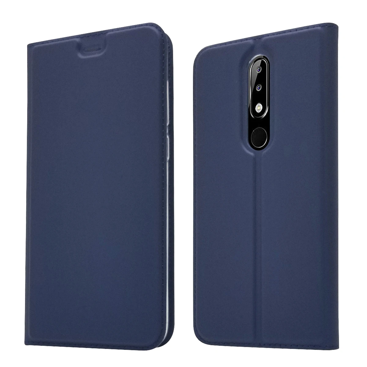 Роскошный деловой Магнитный кожаный чехол для Nokia 6 1 2018 TA-1068 TA-1050 TA-1043 TA-1045