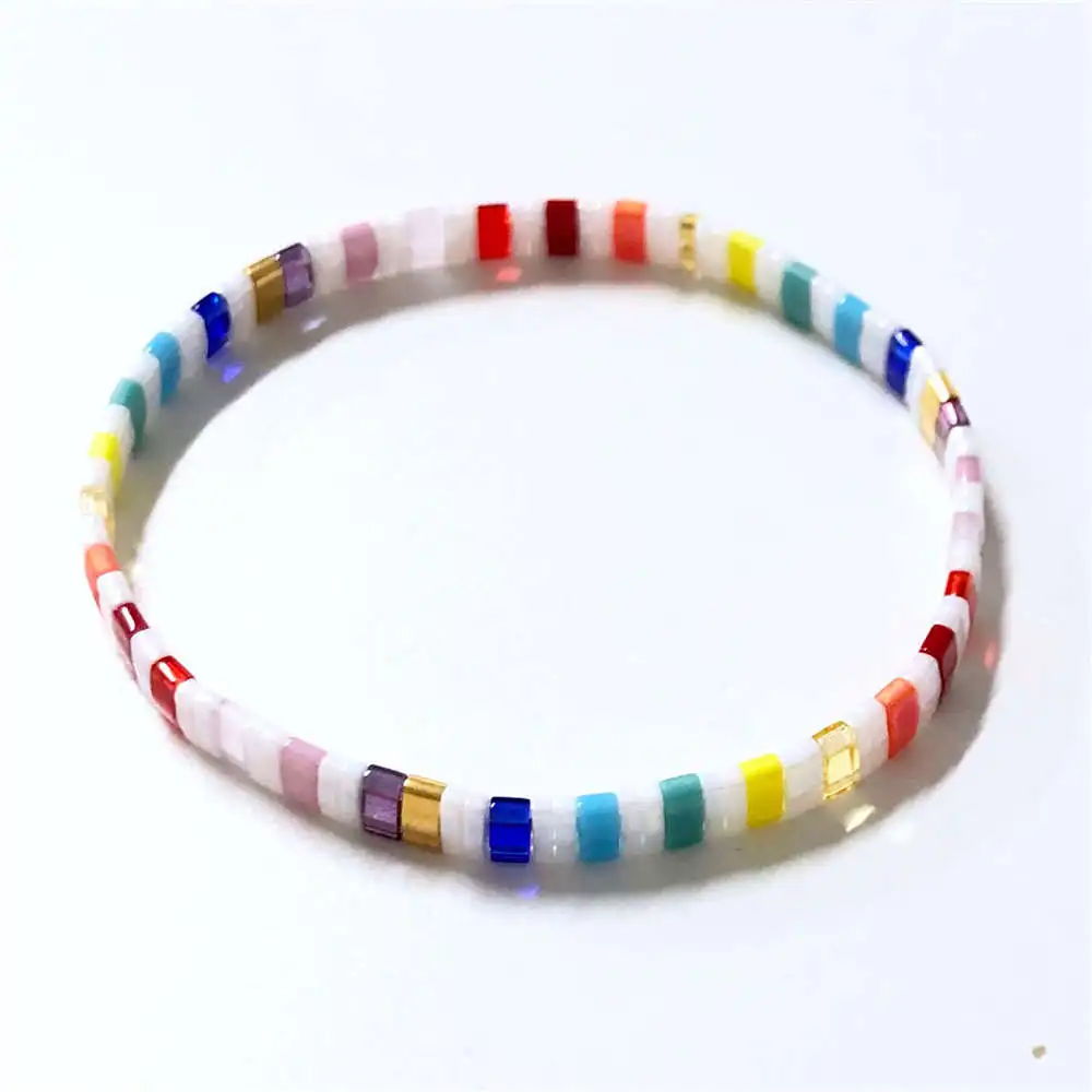 Go2boho браслет для женщин Miyuki браслеты летние пляжные ювелирные изделия Pulseras Mujer Moda Tila бусины модные Janpan Delica бусины