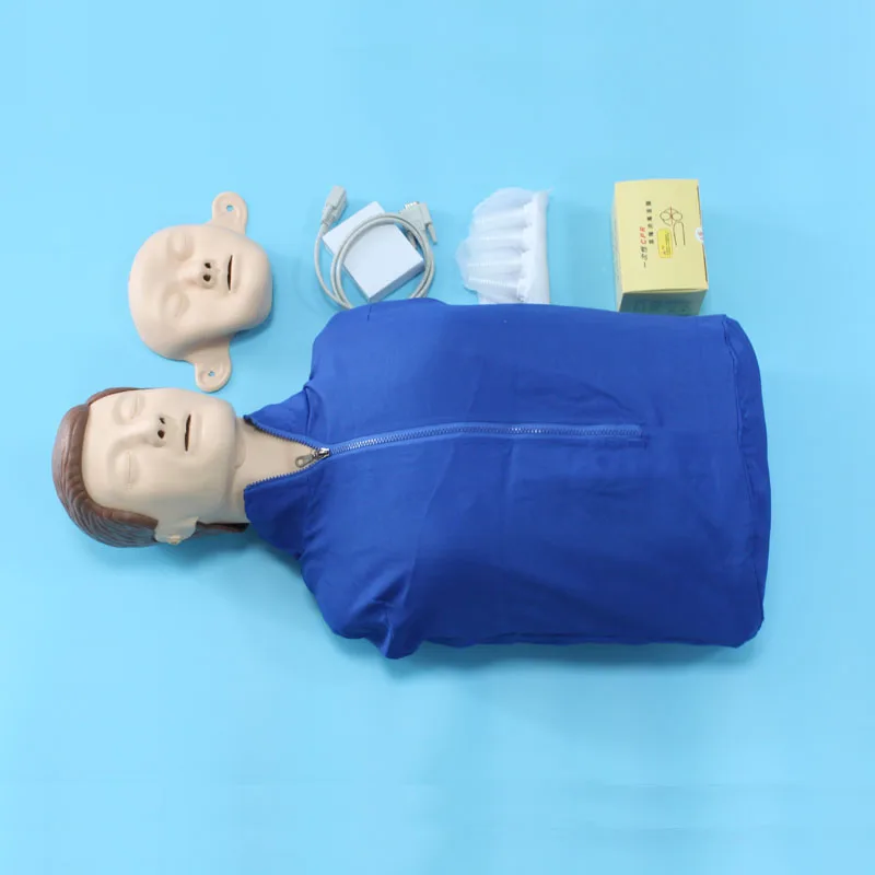 

Half body CPR Manikins With Printer PVC Material Emergency Training Save Human Life by Model BIX/CPR260