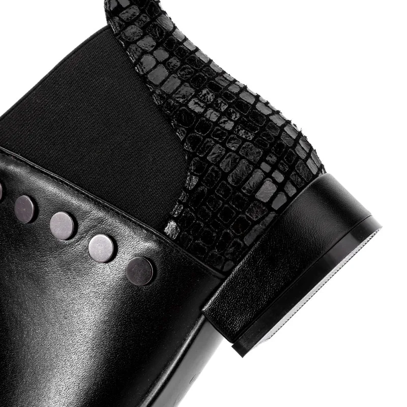 XiuNingYan/женские ботильоны из натуральной кожи ботинки Челси обувь с острым носком