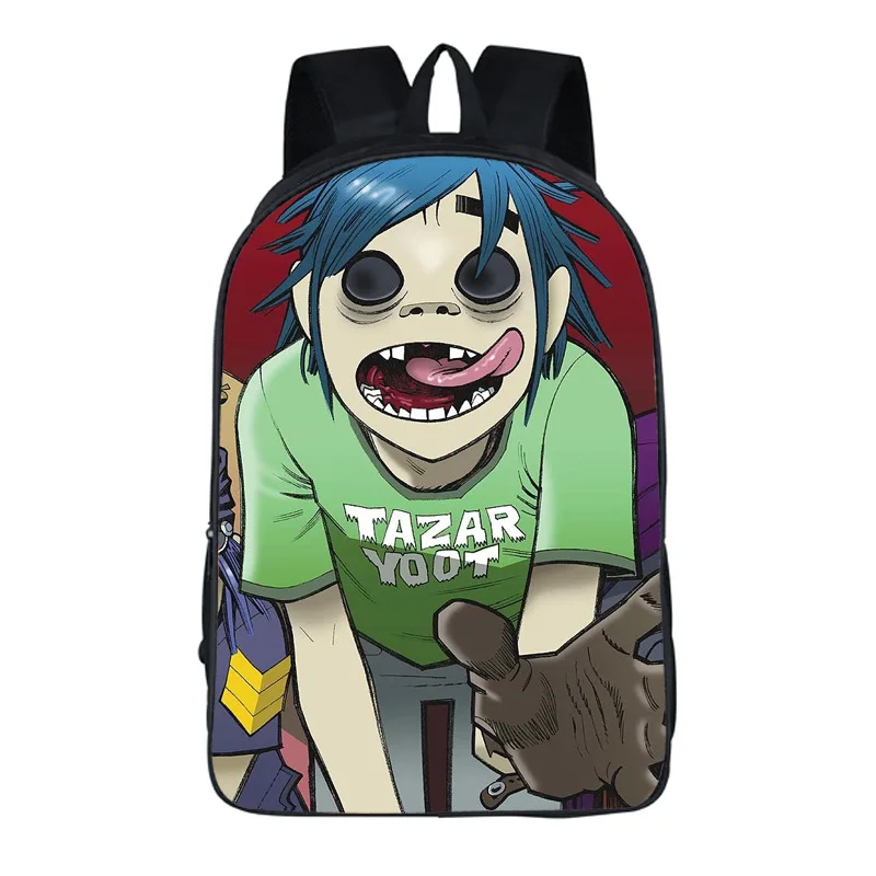color6 Новые женские сумки Gorillaz с принтом, рюкзак для студентов, школьная сумка для девочек и мальчиков, рюкзак mochila, Настраиваемые дорожные сумки - Цвет: color6
